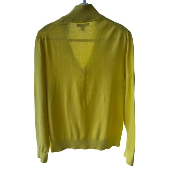 🌸 4/$30🌸 Banana Republic Pima Cotton Cashmere Half-Zip Sweater - Picture 6 of 11